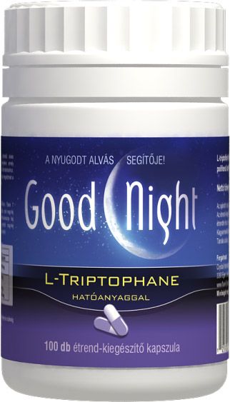 L-thriptophan kapszula 100db (GoodNight) L-thriptophan kapszula 100db (GoodNight)
