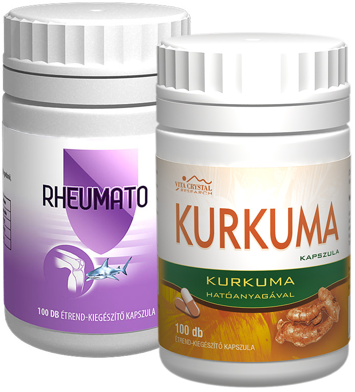 Kurkuma kapszula 100 db + Rheumato kapszula 100 db Kurkuma kapszula 100 db + Rheumato kapszula 100 db