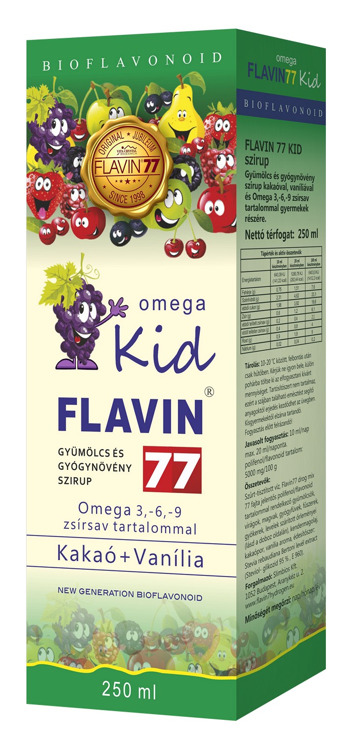 Flavin77 Omega Kid szirup 250ml (green) Flavin77 Omega Kid szirup 250ml (green)