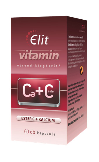 E-lit vitamin - Ca+Ester C 60db kapsz.
