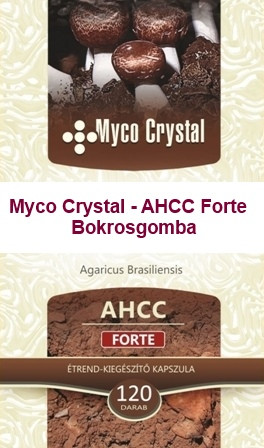 Myco Crystal - AHCC Forte Bokrosgomba 120db