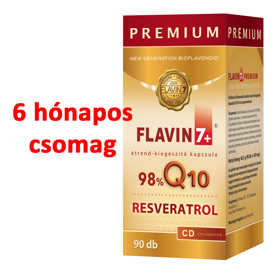 6 hó csomag 6/1 START 2db Fl7 Q10+Resveratrol Prémium 90 kapszula 6 hó csomag 6/1 START 2db Fl7 Q10+Resveratrol Prémium 90 kapszula