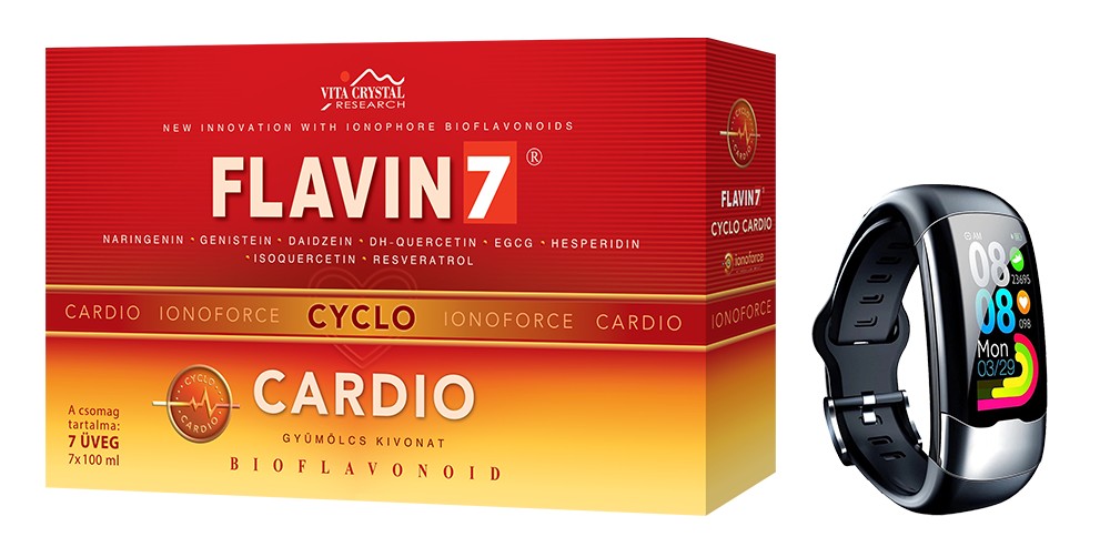 Flavin7 Cyclo CARDIO 7x100ml + HRV 1. csomag START új belépőknek