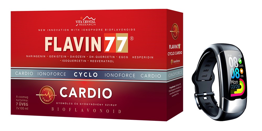 Flavin77 Cyclo CARDIO 7x100ml + HRV 1. csomag Flavin77 Cyclo CARDIO 7x100ml + HRV 1. csomag