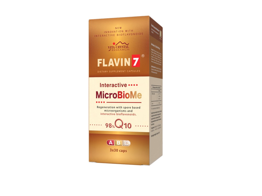 Flavin7 Q10 Interactive MicroBioMe - 3x30 kapszula 6/1. csomag